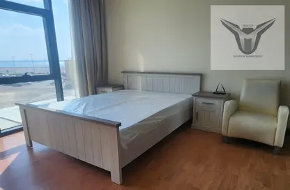 Room / Bedroom image for: Apartment - 1 Bathroom for rent in Um Al Hasam - Manama - Capital Governorate, Image 1