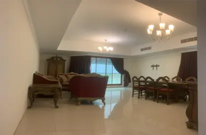 Living / Dining Room image for: Apartment - 3 Bedrooms - 3 Bathrooms for rent in Adliya - Manama - Capital Governorate, Image 1