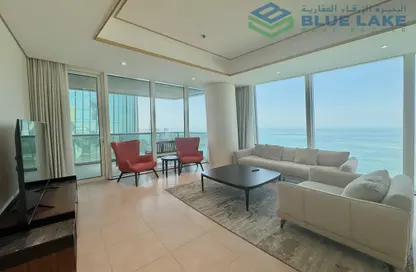 Apartment - 3 Bedrooms - 5 Bathrooms for rent in Bahrain Financial Harbour - Manama - Capital Governorate