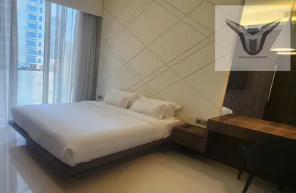 Room / Bedroom image for: Apartment - 3 Bedrooms - 3 Bathrooms for rent in Al Juffair - Capital Governorate, Image 1