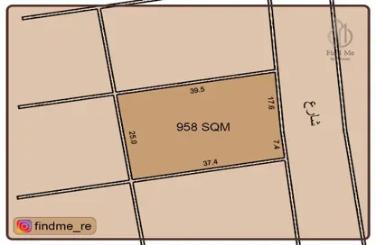 2D Floor Plan image for: Land - Studio for sale in Seef - Capital Governorate, Image 1