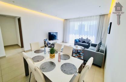 Living / Dining Room image for: Apartment - 1 Bedroom - 2 Bathrooms for rent in The Lagoon - Amwaj Islands - Muharraq Governorate, Image 1