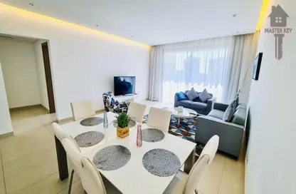 Living / Dining Room image for: Apartment - 1 Bedroom - 2 Bathrooms for rent in The Lagoon - Amwaj Islands - Muharraq Governorate, Image 1