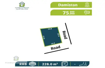 2D Floor Plan image for: Land - Studio for sale in Dumistan - Northern Governorate, Image 1