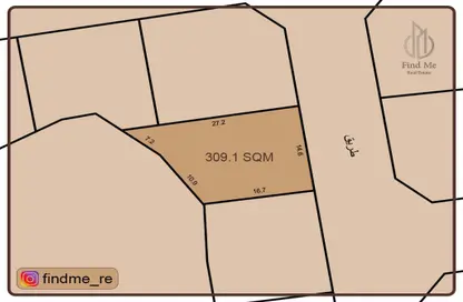 صورة لـ مخطط ثنائي الأبعاد أرض - استوديو للبيع في بو قوة - المحافظة الشمالية ، صورة رقم 1