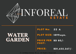 Seafront Plot for sale in Water Garden