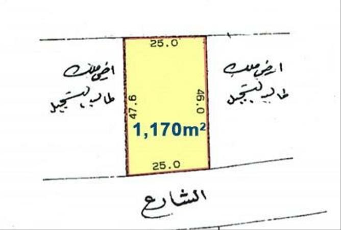 أرض - استوديو للبيع في الجفير - محافظة العاصمة