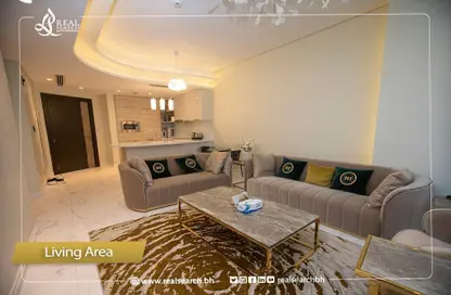 Living Room image for: Apartment - 1 Bedroom - 1 Bathroom for sale in Bahrain Bay - Capital Governorate, Image 1