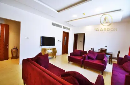 Living Room image for: Apartment - 2 Bedrooms - 2 Bathrooms for rent in Al Burhama - Manama - Capital Governorate, Image 1