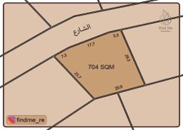 صورةمخطط ثنائي الأبعاد لـ: أرض للبيع في كرباباد - المنامة - محافظة العاصمة, صورة 1