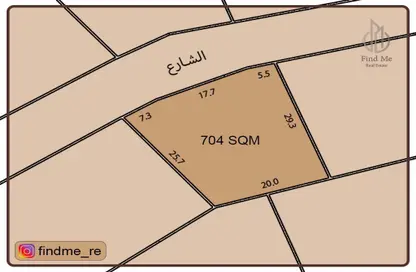 2D Floor Plan image for: Land - Studio for sale in Karbabad - Manama - Capital Governorate, Image 1