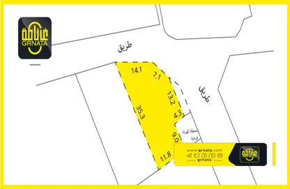 2D Floor Plan image for: Land - Studio for sale in Nuwaidrat - Central Governorate, Image 1
