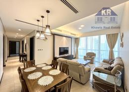 Living / Dining Room image for: Apartment - 2 bedrooms - 3 bathrooms for rent in Al Juffair - Capital Governorate, Image 1