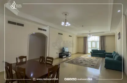 Living / Dining Room image for: Apartment - 3 Bedrooms - 3 Bathrooms for sale in Al Juffair - Capital Governorate, Image 1