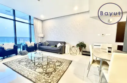 Living / Dining Room image for: Apartment - 1 Bedroom - 1 Bathroom for sale in Al Juffair - Capital Governorate, Image 1