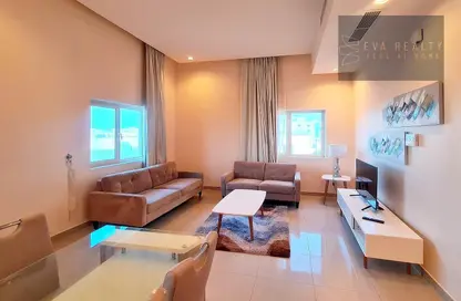 Living / Dining Room image for: Short Term  and  Hotel Apartment - 1 Bedroom - 2 Bathrooms for rent in Adliya - Manama - Capital Governorate, Image 1