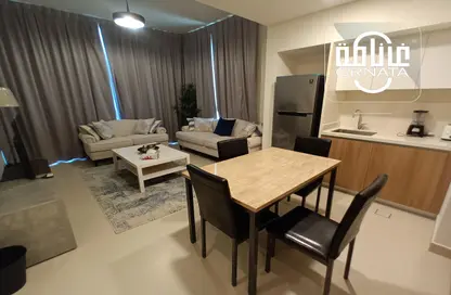 Living / Dining Room image for: Apartment - 1 Bedroom - 1 Bathroom for rent in Marassi Boulevard - Diyar Al Muharraq - Muharraq Governorate, Image 1