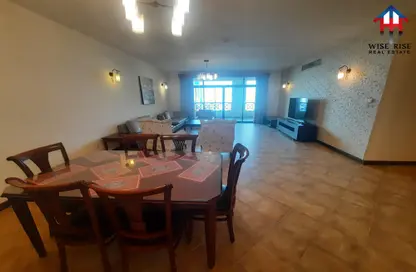 Dining Room image for: Apartment - 3 Bedrooms - 3 Bathrooms for rent in Sanabis - Manama - Capital Governorate, Image 1