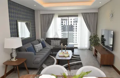 Living Room image for: Apartment - 1 Bedroom - 1 Bathroom for rent in Hidd - Muharraq Governorate, Image 1