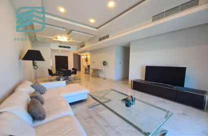 Living Room image for: Apartment - 3 Bedrooms - 3 Bathrooms for rent in Amwaj Avenue - Amwaj Islands - Muharraq Governorate, Image 1