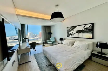 شقة - 2 غرف نوم - 3 حمامات للايجار في اللاجون - أمواج - المحرق