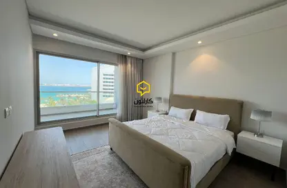 شقة - 2 غرف نوم - 2 حمامات للايجار في أمواج بيتش فرونت - أمواج - المحرق