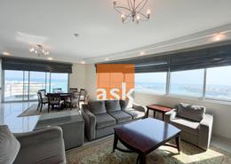 Living / Dining Room image for: Apartment - 3 bedrooms - 3 bathrooms for rent in Amwaj Avenue - Amwaj Islands - Muharraq Governorate, Image 1