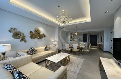 Living / Dining Room image for: Apartment - 2 Bedrooms - 3 Bathrooms for rent in Seef - Capital Governorate, Image 1