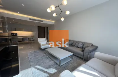 Living / Dining Room image for: Apartment - 2 Bedrooms - 3 Bathrooms for rent in Amwaj Marina - Amwaj Islands - Muharraq Governorate, Image 1
