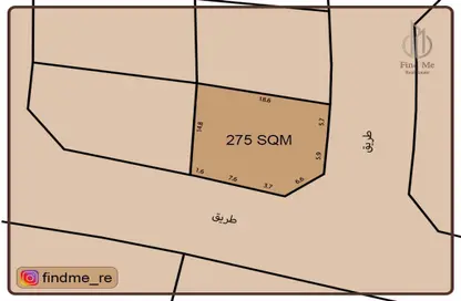 2D Floor Plan image for: Land - Studio for sale in Salmabad - Central Governorate, Image 1