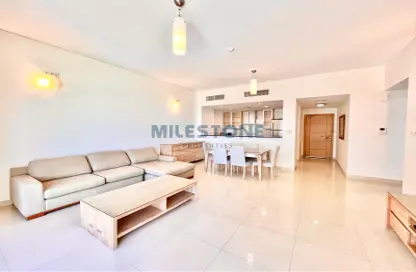 Living / Dining Room image for: Apartment - 2 Bedrooms - 2 Bathrooms for rent in The Lagoon - Amwaj Islands - Muharraq Governorate, Image 1