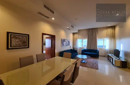Living / Dining Room image for: Short Term  and  Hotel Apartment - 2 Bedrooms - 2 Bathrooms for rent in Adliya - Manama - Capital Governorate, Image 1