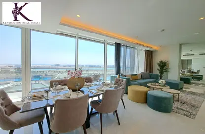 Apartment - 3 Bedrooms - 3 Bathrooms for rent in Canal View - Dilmunia Island - Muharraq Governorate