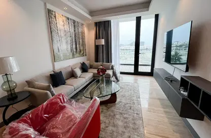 Living Room image for: Apartment - 2 Bedrooms - 3 Bathrooms for rent in Hanging Garden - Dilmunia Island - Muharraq Governorate, Image 1