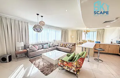 شقة - غرفة نوم - 2 حمامات للايجار في شارع أمواج - أمواج - المحرق