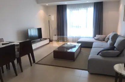 Living / Dining Room image for: Penthouse - 1 Bedroom - 1 Bathroom for rent in Adliya - Manama - Capital Governorate, Image 1
