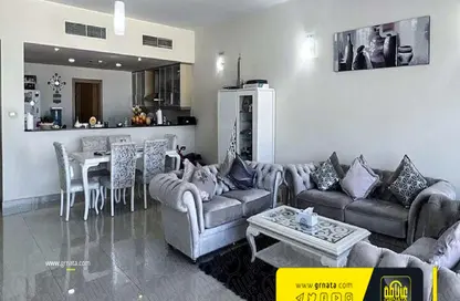 Living / Dining Room image for: Apartment - 4 Bedrooms - 5 Bathrooms for sale in Amwaj Islands - Muharraq Governorate, Image 1