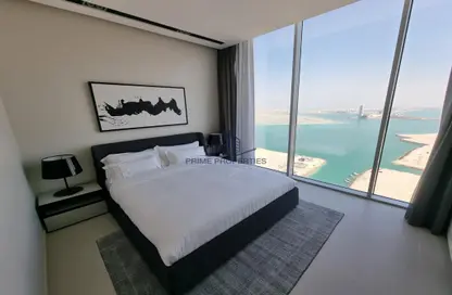Room / Bedroom image for: Apartment - 1 Bedroom - 1 Bathroom for sale in Al Juffair - Capital Governorate, Image 1