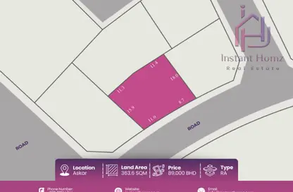 أرض - استوديو للبيع في عسكر - المحافظة الجنوبية