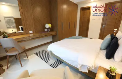 Room / Bedroom image for: Apartment - 1 Bedroom - 2 Bathrooms for rent in Seef - Capital Governorate, Image 1