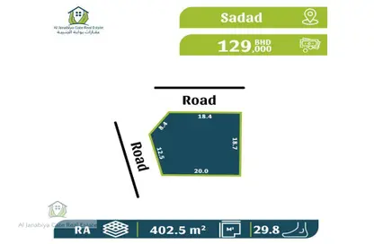 2D Floor Plan image for: Land - Studio for sale in Bani Jamra - Northern Governorate, Image 1
