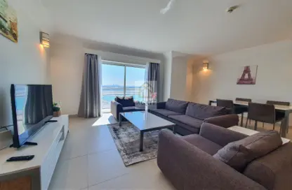 Living / Dining Room image for: Apartment - 2 Bedrooms - 3 Bathrooms for rent in Amwaj Avenue - Amwaj Islands - Muharraq Governorate, Image 1