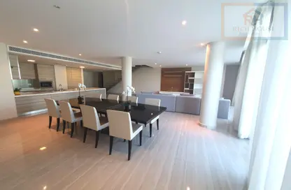 Dining Room image for: Duplex - 3 Bedrooms - 3 Bathrooms for rent in Amwaj Avenue - Amwaj Islands - Muharraq Governorate, Image 1