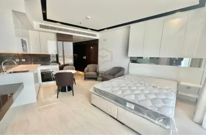 Room / Bedroom image for: Apartment - 1 Bathroom for sale in Water Garden City - Manama - Capital Governorate, Image 1