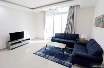 Living Room image for: Apartment - 2 Bedrooms - 2 Bathrooms for rent in Al Burhama - Manama - Capital Governorate, Image 1
