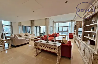 Penthouse - 4 Bedrooms - 6 Bathrooms for rent in Reef Island - Capital Governorate