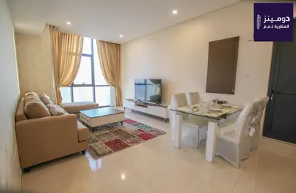 Living / Dining Room image for: Penthouse - 2 Bedrooms - 2 Bathrooms for sale in Al Juffair - Capital Governorate, Image 1