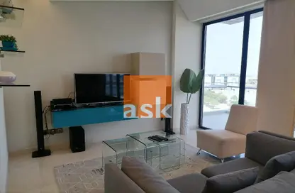 Living Room image for: Apartment - 1 Bedroom - 2 Bathrooms for rent in Reef Island - Capital Governorate, Image 1