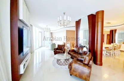 Living / Dining Room image for: Penthouse - 4 Bedrooms - 5 Bathrooms for rent in The Treasure - Dilmunia Island - Muharraq Governorate, Image 1