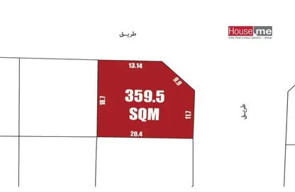 2D Floor Plan image for: Land - Studio for sale in Askar - Southern Governorate, Image 1